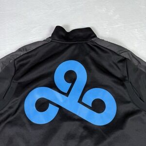 PUMA X CLOUD9 Esports Track Jacket Mens Size XL Black Big Logo NEW